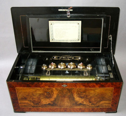 A Nicole Freres bells-in-view musical box