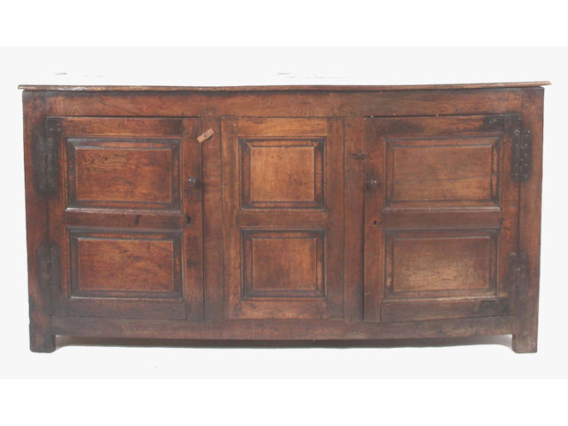 An 18th Century oak dresser base