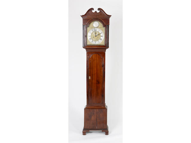 A Scottish Georgian mahogany eight-day longcase clock,