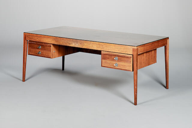 Bonhams Finn Juhl A Rosewood Diplomat Desk For France And Sons