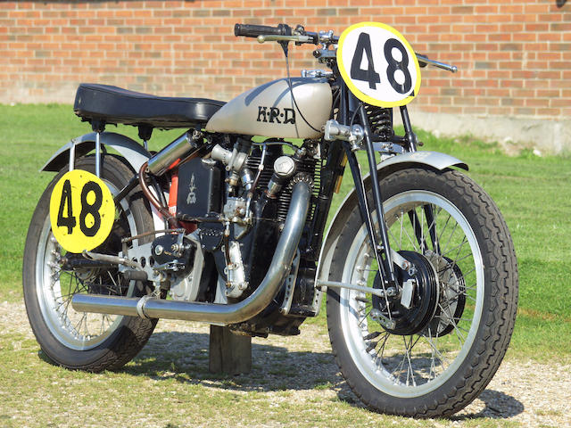 The ex-Works, George Brown,1947 Vincent-HRD 498cc &#8216;Cadwell Special&#8217; Racing Motorcycle  Engine no. F5AB/1/1461