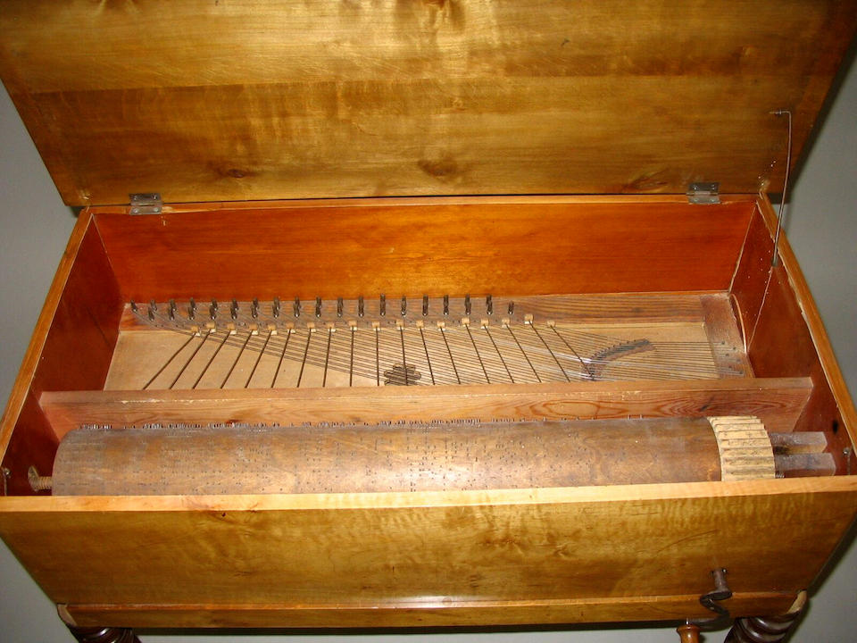 An Anderson barrel harpsichord