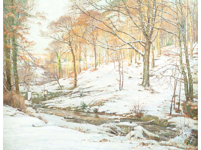 Donald H Floyd (1892-1965) 'The golden stream' 100 x125cm