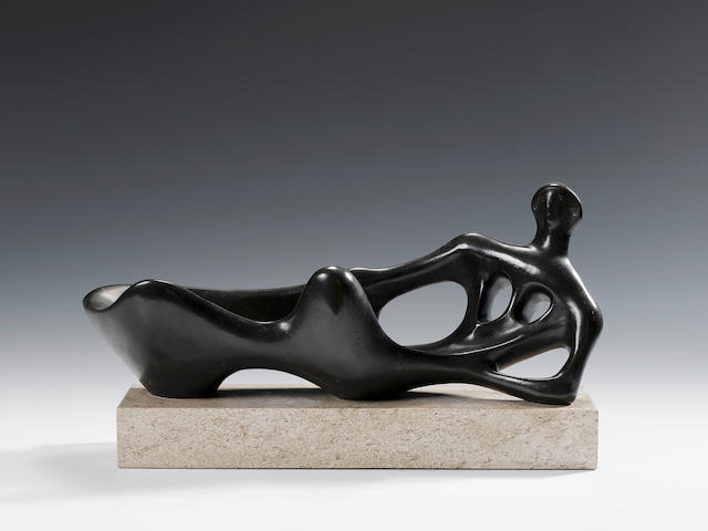 Henry Moore, O.M., C.H. (1898-1986) Reclining Figure 45 cm. (17 3/4 in.) long