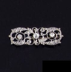 A diamond brooch