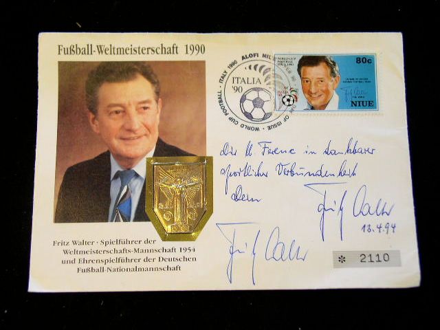 Signed First Day Cover,