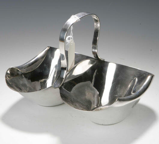 Bonhams Dr Christopher Dresser An Electroplated Bonbon Dish