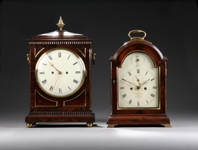 A mahogany bracket clock, Francis Bryant Adams & Sons, London, circa 1820,