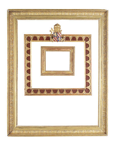 A French early 19th Century gilded composition frame