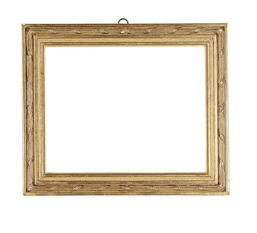 A southern French late 18th Century carved and gilded frame