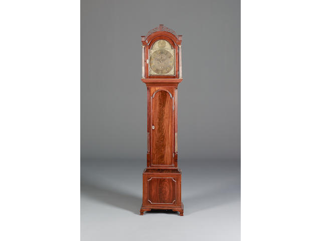 A late 18th century mahogany longcase clock Thomas Hunter Junior, London