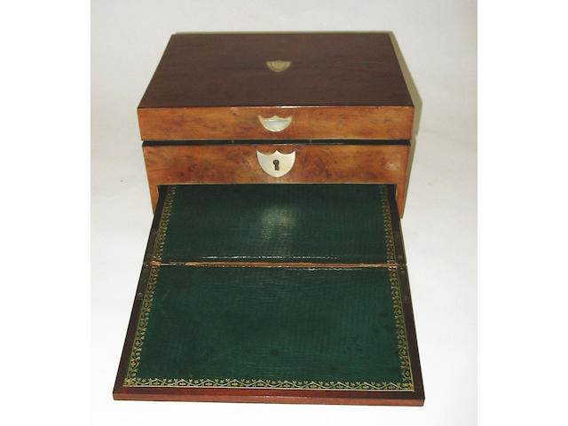 A fine mid-19th century French sewing and writing box