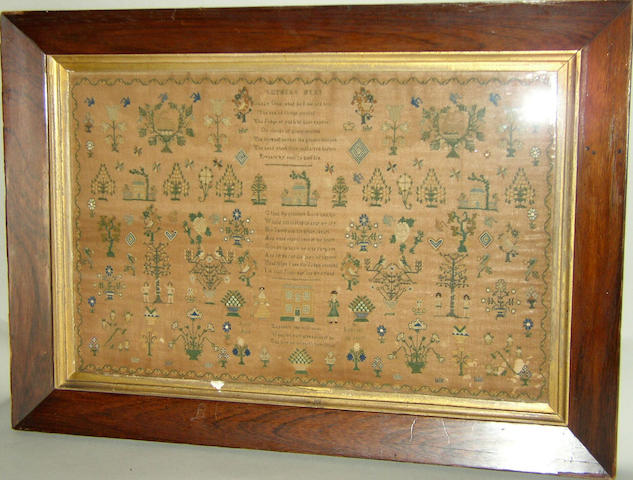 A late 18th/early 19th century sampler