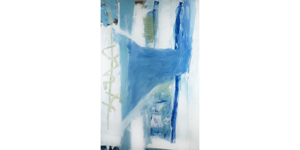 Peter Lanyon (1918-1964) Blue Round Corner 182.3 x 121.3 cm. (71 3/4 x 47 7/8 in.)