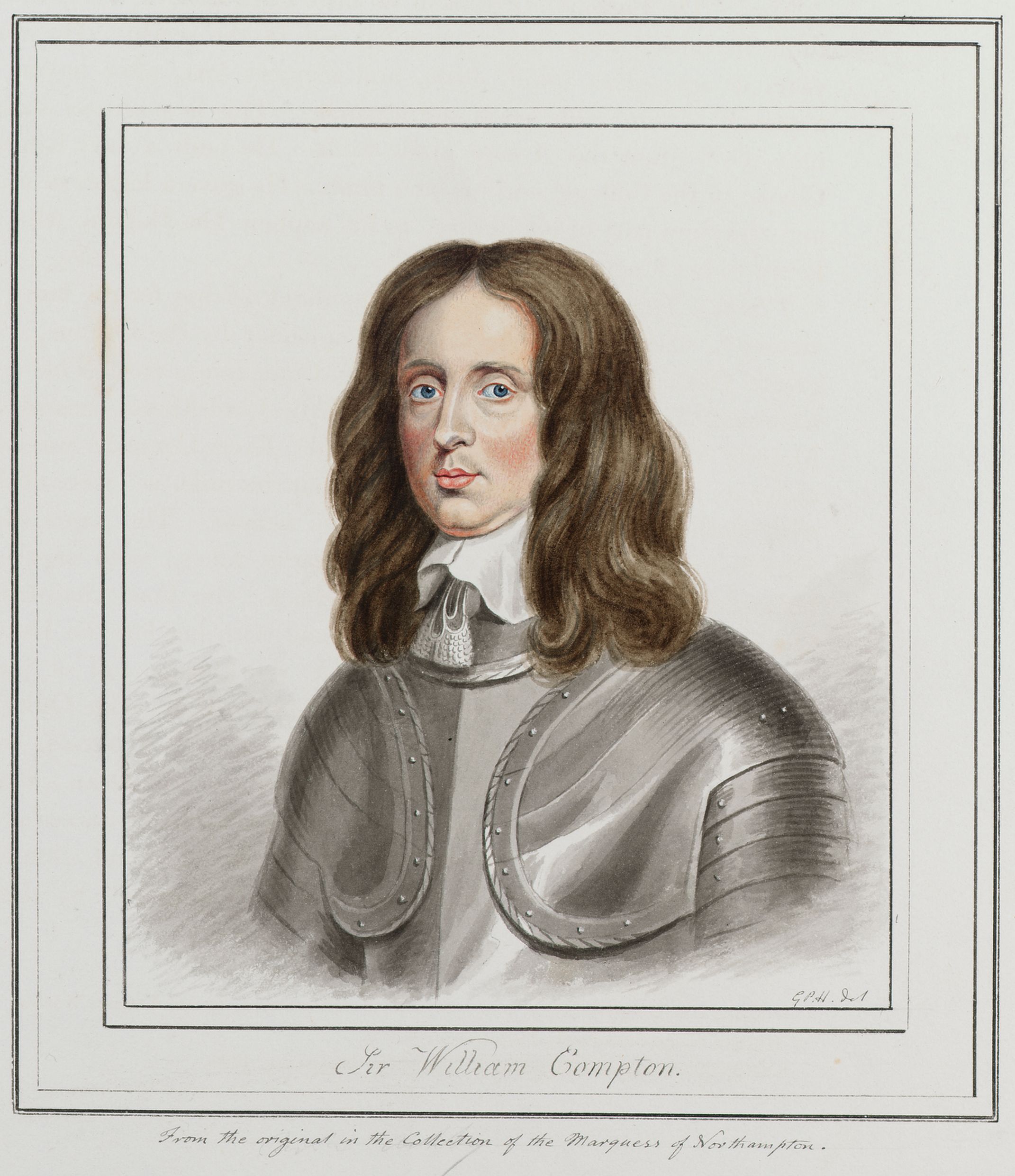 George Perfect Harding (British, 1780-1853), A set of six portraits, to ...