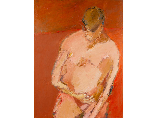 Tyeb Mehta (India, b. 1925) Pink Figure