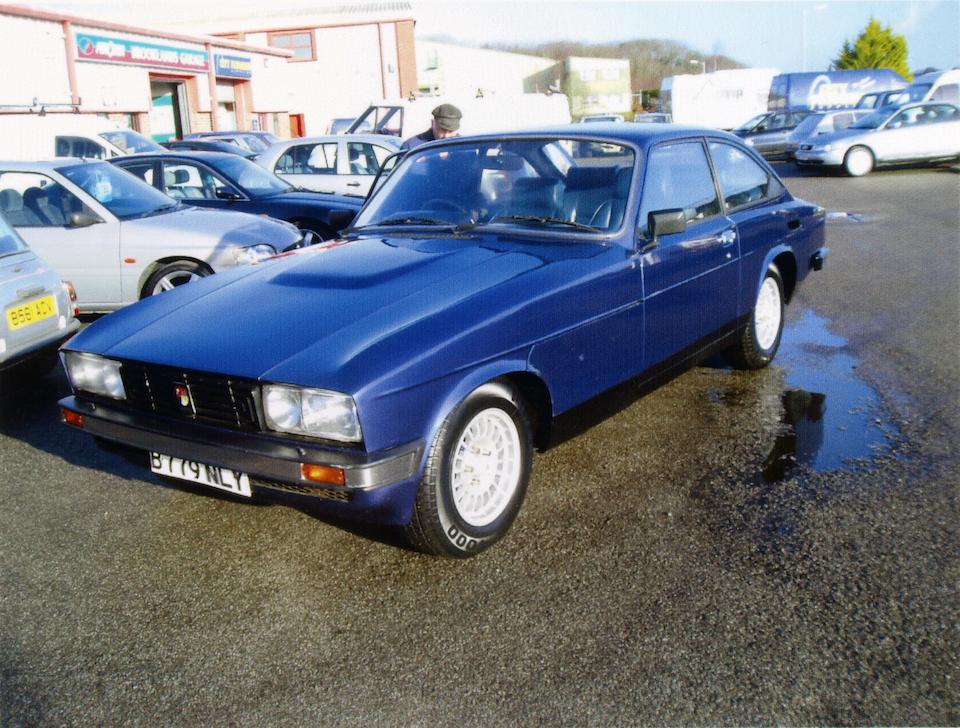 1985 Bristol Brigand Sports Saloon  Chassis no. 603S908533110 Engine no. 78-360-4234