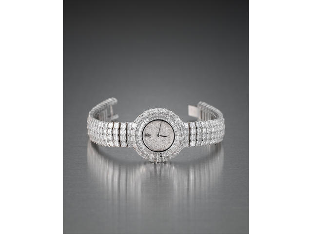 A lady's diamond-set wristwatch, by Audemars Piguet