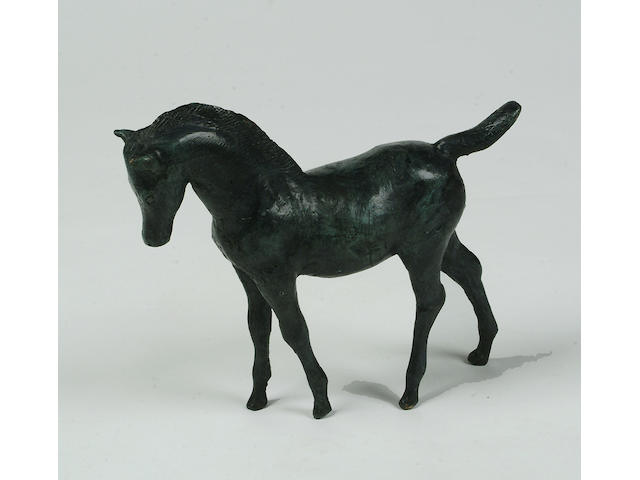 Sir Eduardo Paolozzi (British, 1924-2005) Horse 22.5cm (9in)(height)