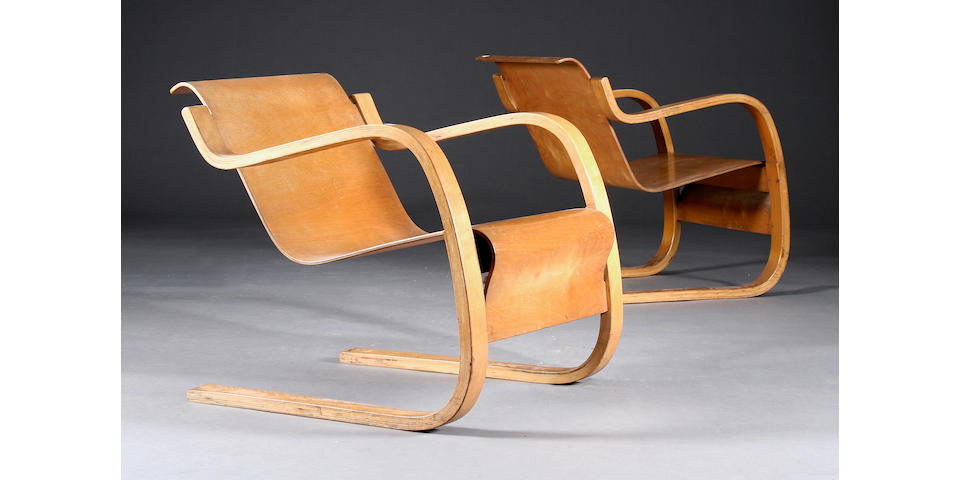 Alvar Aalto, No. 31 chairretailed by Finmar, d.1932 this example late 1930s/early 1940s