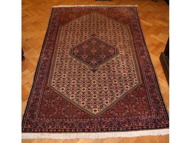 A modern hand knotted Senneh design rug,