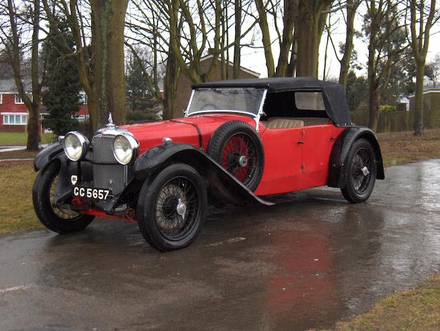 Property of a Deceased Estate,1932 Alvis Speed Twenty SA Tourer  Chassis no. To be advised