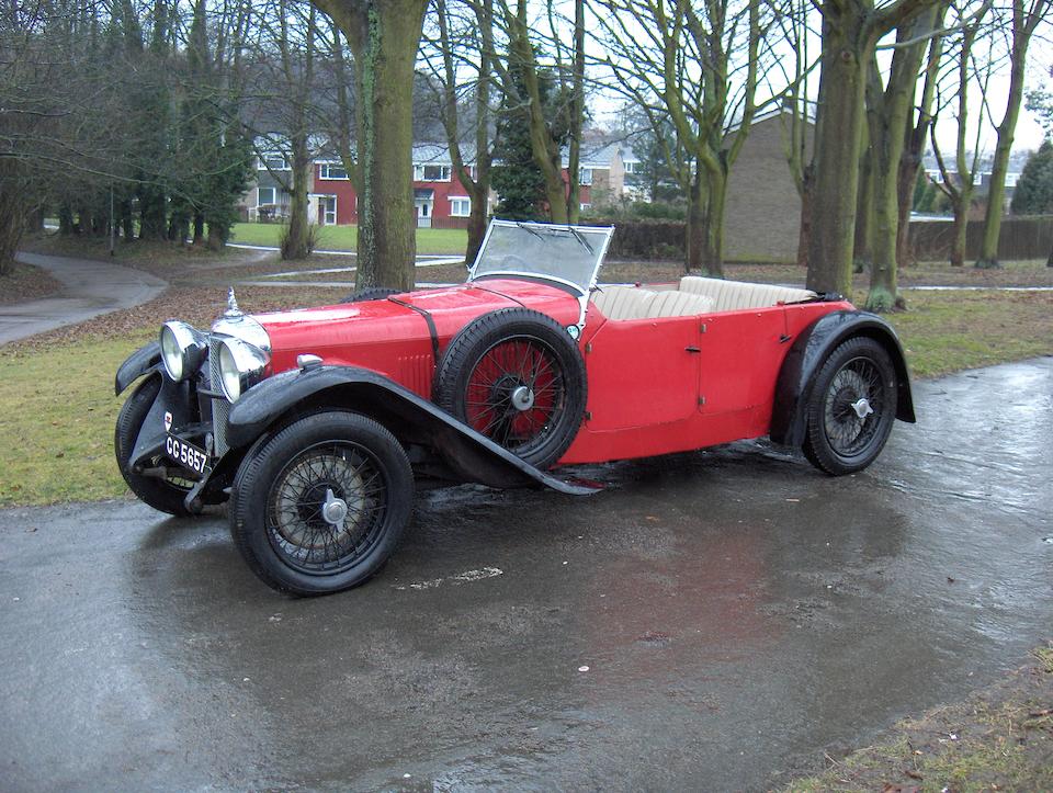 Property of a Deceased Estate,1932 Alvis Speed Twenty SA Tourer  Chassis no. To be advised