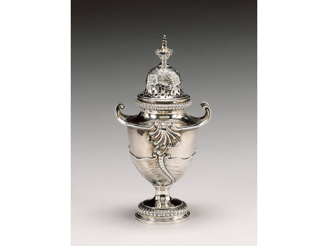 A George III silver two-handled sugar vase, by Parker & Wakelin, London 1765,