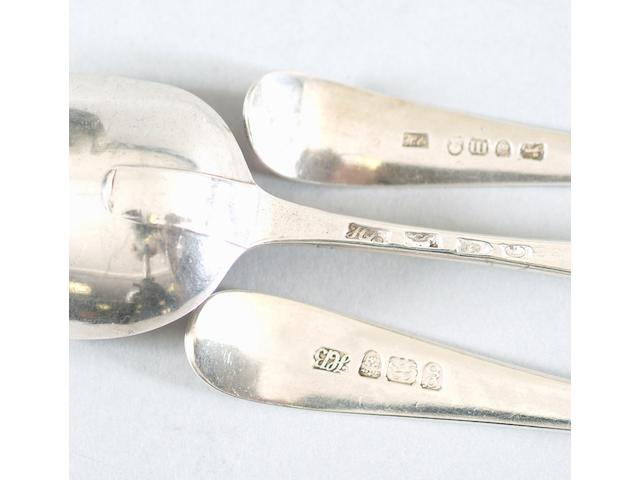 A pair of tablespoons Hester Bateman, 1787,