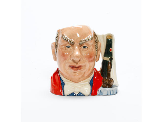 Jugs The Toastmaster A Doulton Prototype Small-Size Character Jug circa 1995