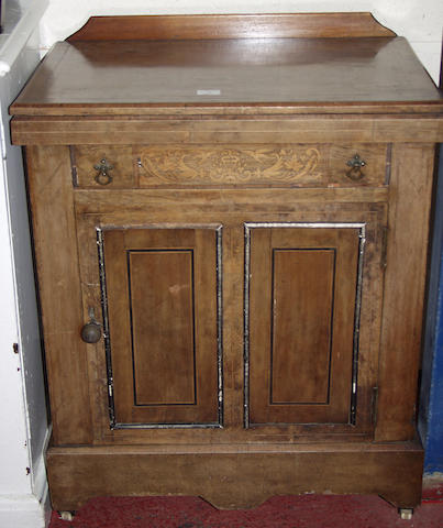 A 19th Century walnut cabinet