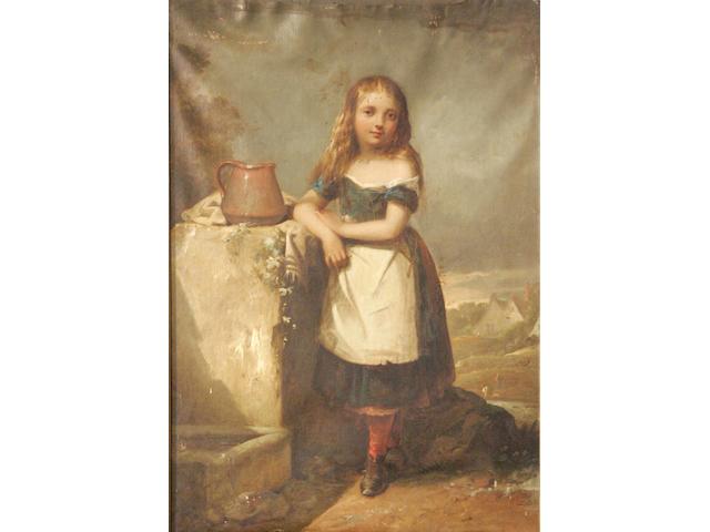 Thomas Jones Barker (1815-1882) The maid at the well