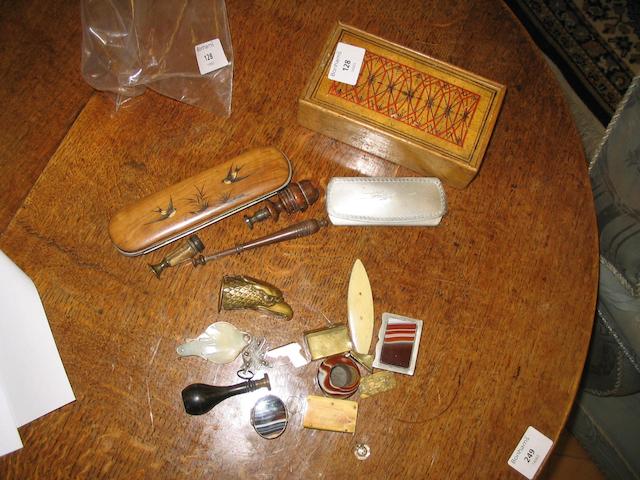 A small group of collectibles