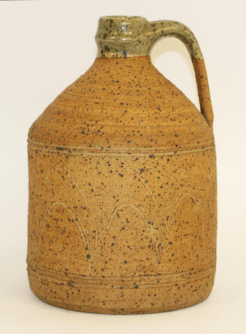 A stoneware cider flagon by Geoffrey Whiting (1919-1988)