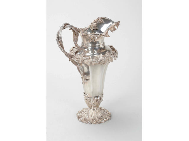 A William IV ewer By Reily and Storer, 1835,