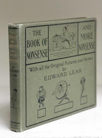 LEAR (EDWARD) The Book of Nonsense to which is added More Nonsense