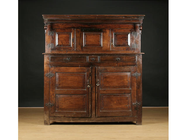 A mid-18th Century and later oak didarn