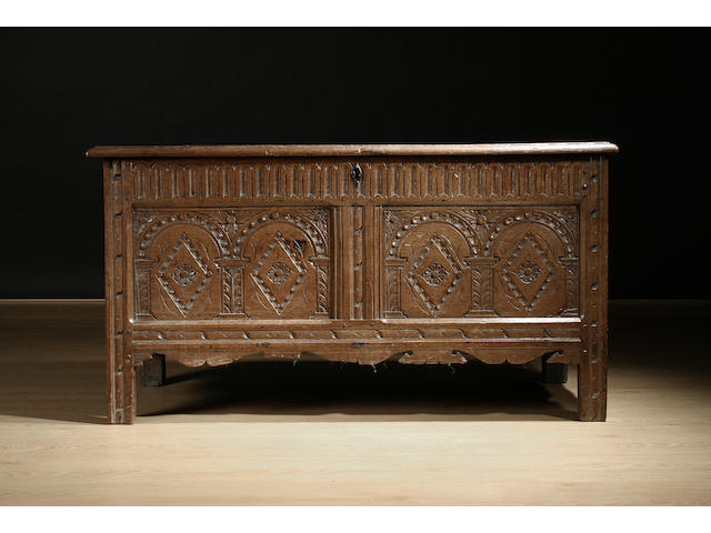 A late 17th Century coffer