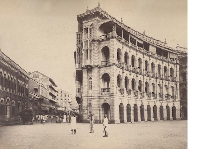 BOURNE & SHEPHERD Four views of Bombay, 1880s