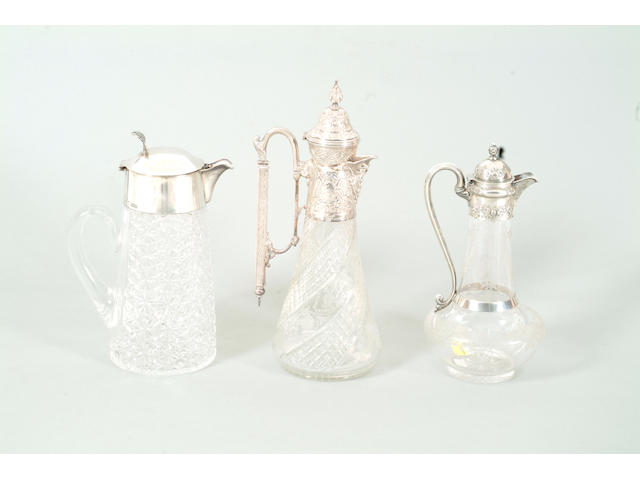A Victorian decanter H.Woodward & Co, 1893,