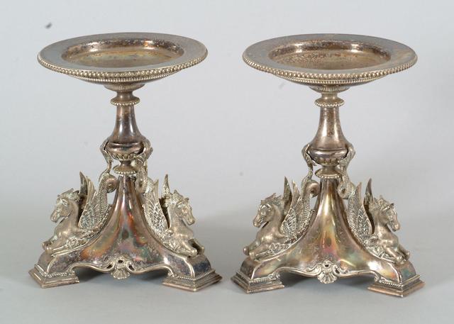 A pair of late Victorian comports Unmarked,  (2)