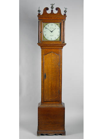 A George III oak longcase clock Thomas Payne, Baldock