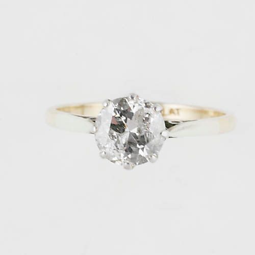 A single stone diamond ring