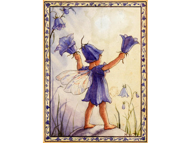 ORIGINAL ARTWORK TARRANT (MARGARET) Bluebell fairy