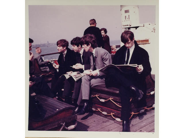 Unpublished photographs of the Beatles, taken during filming for the BBC TV documentary, 'The Mersey Sound', August 1963,