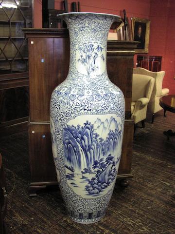 A massive Chinese floor vase, 20th Century