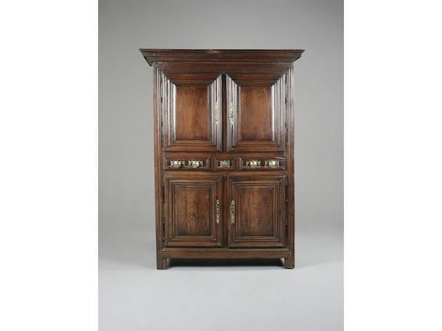 A French 18th century provincial chestnut armoire