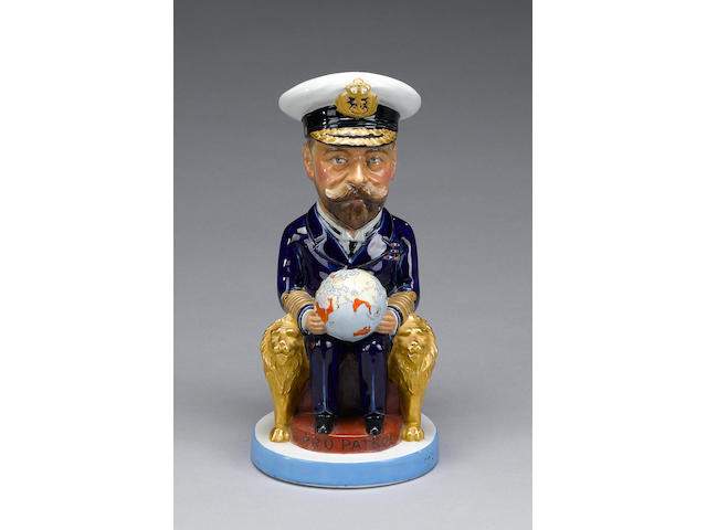 A Wilkinson 'King George V' Toby jug, modelled by Carruthers Gould, circa 1918