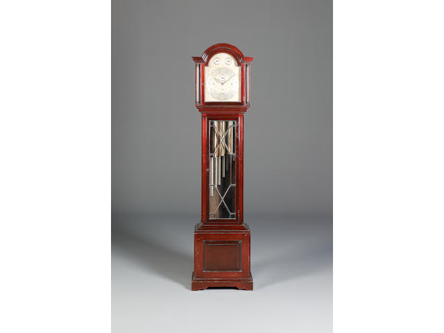 An early 20th century mahogany quarter chiming longcase Retailed by Oldfield Ltd. Liverpool