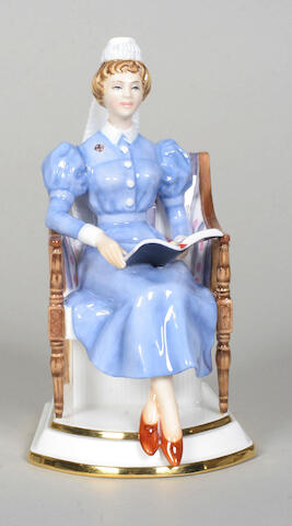 worcester bonhams royal figure nursing sister lot removed customer services please website been